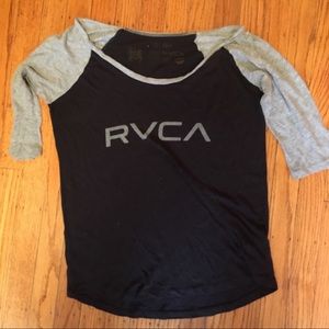 RVCA black and grey top
